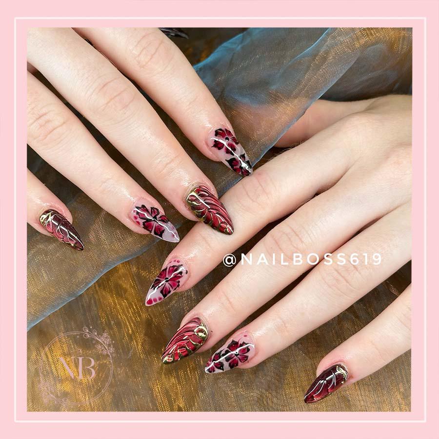 Minimalist nail design